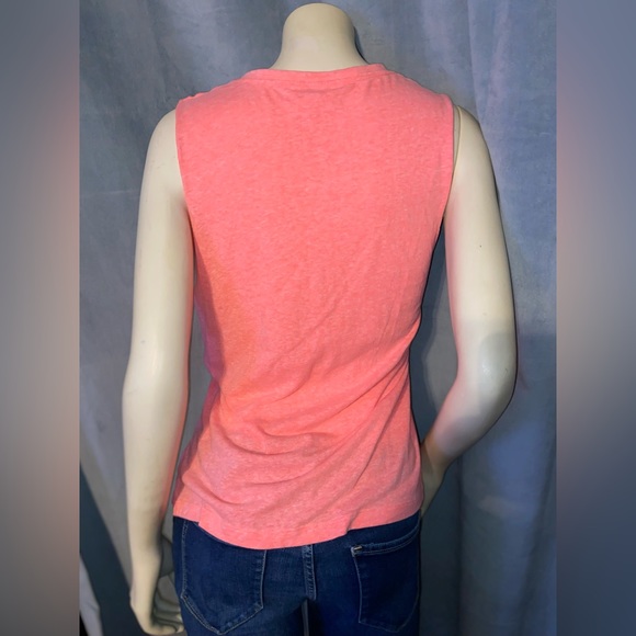 Under Armour Charged Cotton Undeniable Tank Coral - Picture 2 of 4